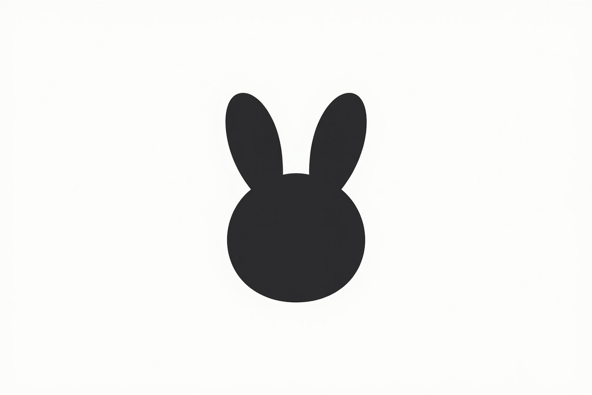 Simple Bunny Head Silhouette Pack, an Illustration by Designs_River (Photo 5 of 7)