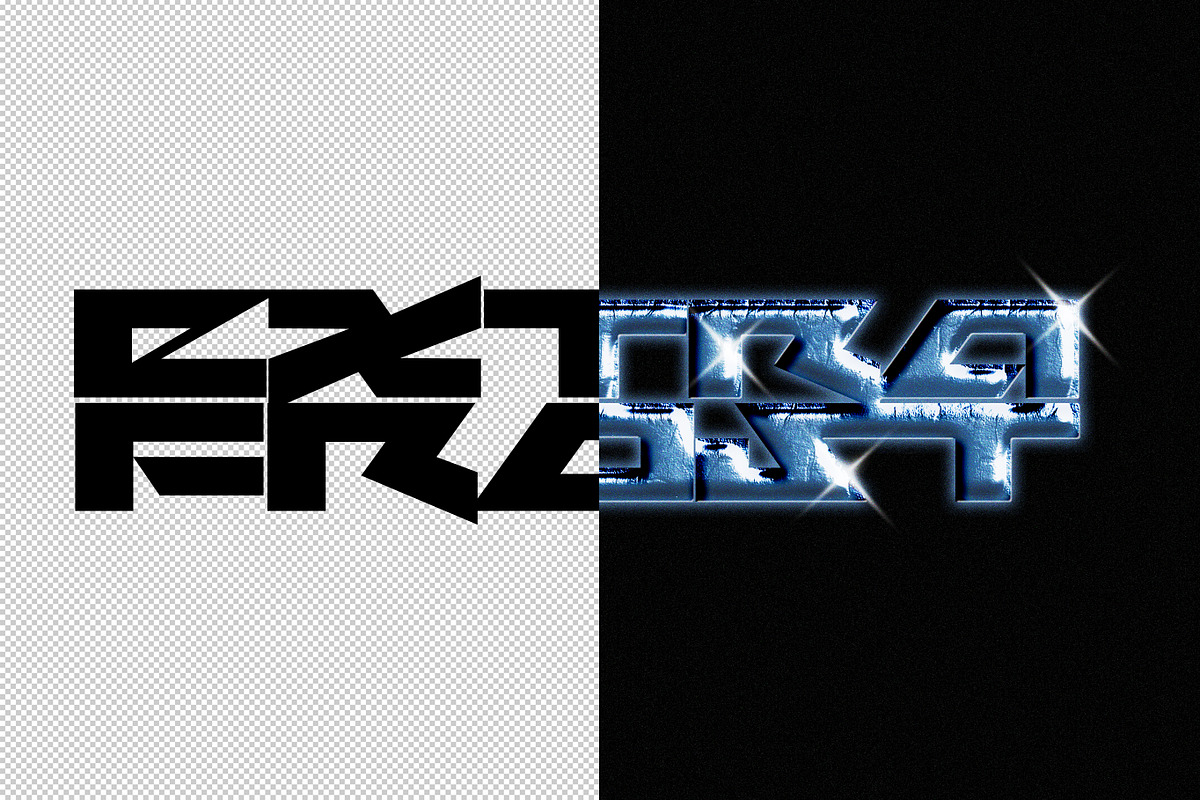 FROST CHROME Effect PSD, a Layer Style Add-On by Vermeulen Design Studio (Photo 2 of 4)