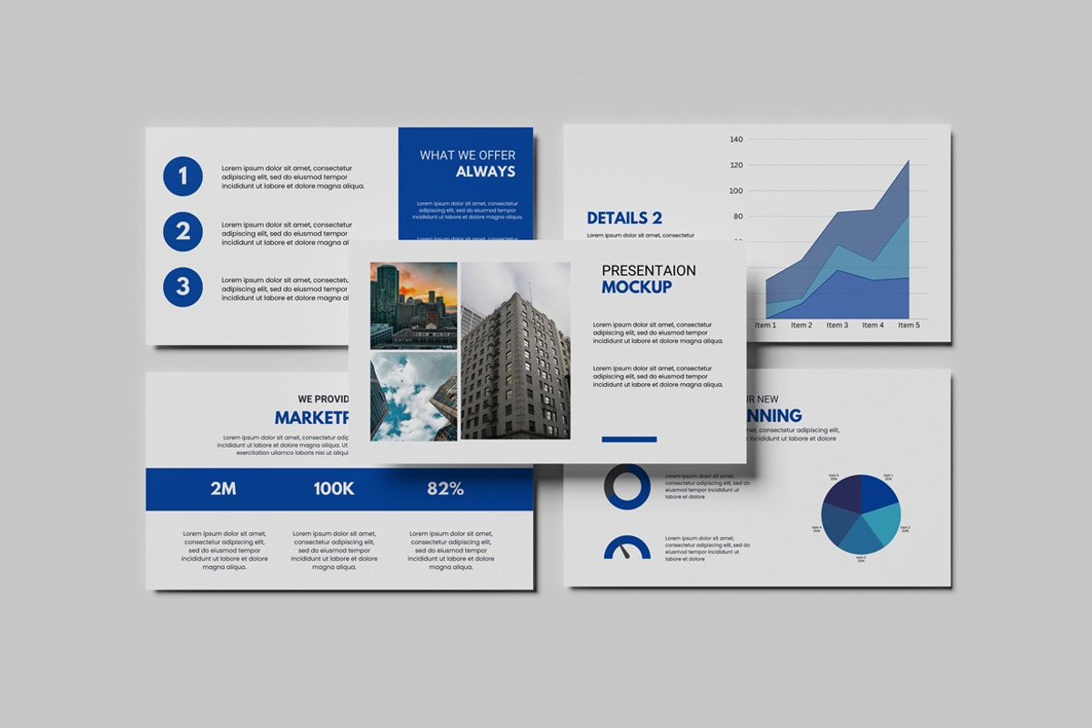 Presentation Mockup, an Advertising Mockup by AndikaGraphic (Photo 3 of 7)