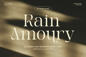 Rain Amoury - Elegant Font