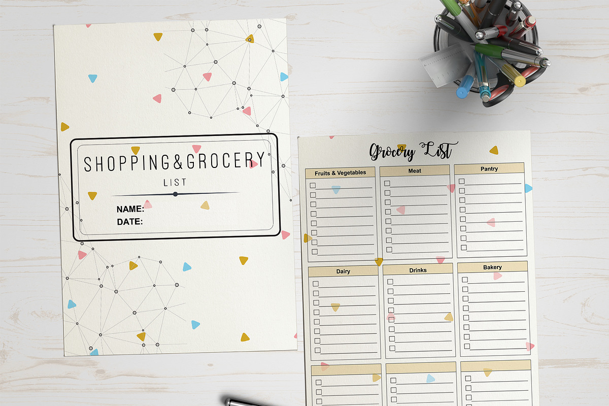 Grocery & Shopping List, a Graphic by Wow Designs (Photo 3 of 6)