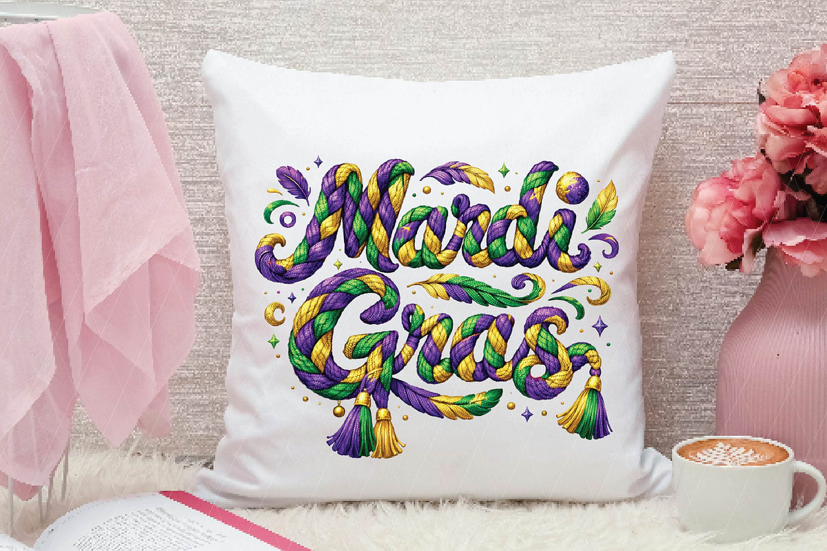 Faux Yarn Mardi Gras Png Louisiana P, an Illustration by DreamPrint404 (Photo 5 of 6)