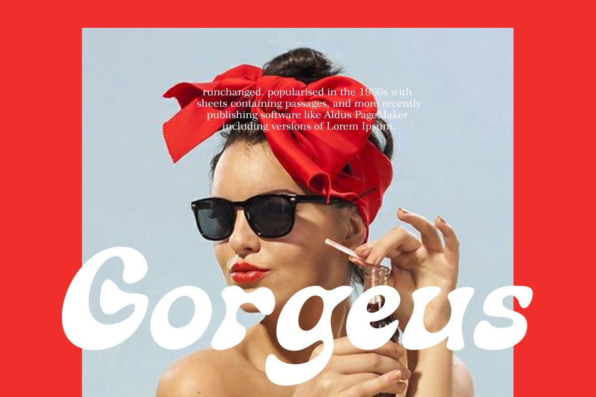 Sunday Morning Retro Display Font, a Serif Font by Muntab_Art (Photo 6 of 11)