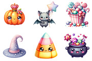 Twinkle Kawaii Halloween Clipart, an Illustration by DreamArtGraphic (Thumbnail 5 of 5)