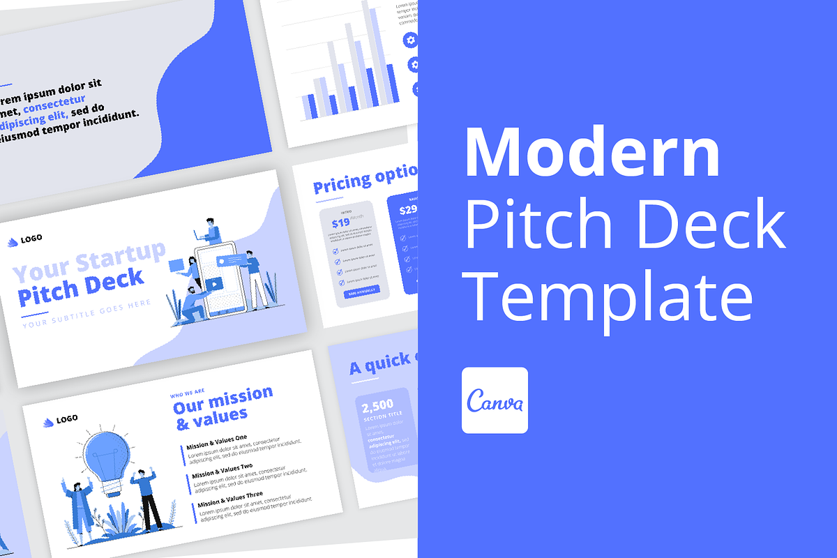 Fun Modern Pitch Presentation Deck, a Templates & Theme by LRG Designs (Photo 1 of 6)
