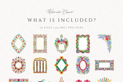Mexican Folk Art Frames Otomi, an Object Graphic by Invite to Clipart (Thumbnail 4 of 8)