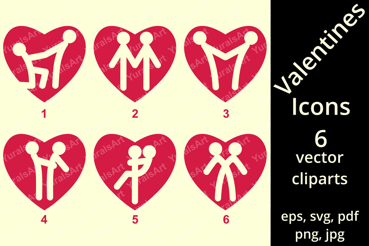 Valentines Icons Set, an Icon by Yurals Art (Photo 1 of 5)