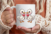 Faux Yarn Valentine Cute Couple PNG, an Illustration by Designking (Thumbnail 3 of 6)