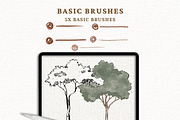 REALISTIC PROCREATE WATERCOLOR BRUSH, a Brush Add-On by BeeRubby (Thumbnail 8 of 10)