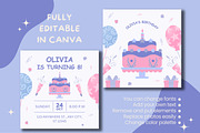 Birthday Celebration Canva Template, a Templates & Theme by TemplateCastleStore (Thumbnail 7 of 7)