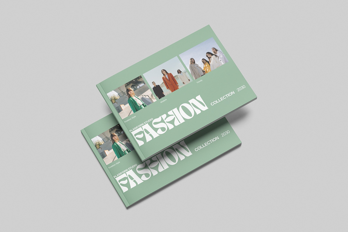 A4 Landscape Magazine Mockup, a Books & Magazine Mockup by UFR_GRAPHIC (Photo 5 of 5)