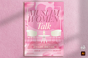 Muslim Women Talk Flyer, a Flyer Template by Aarley Kaiven (Thumbnail 2 of 2)