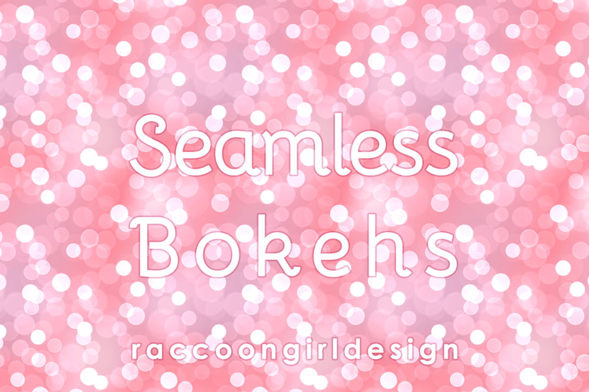 Seamless Valentines Bokehs preview 3