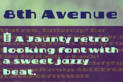 8th Avenue, a Font by Our House Graphics Inc. (Thumbnail 3 of 4)
