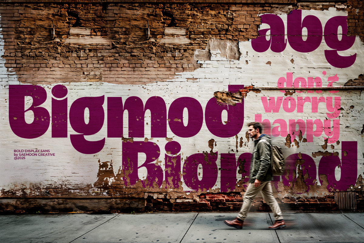 Bigmod, a Sans Serif Font by saemoon creative (Photo 12 of 15)