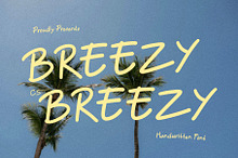 CS Breezy – Handwritten Font