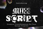 Mixed Script - Mixed display font, a Handwritten Font by BearyType Studio (Thumbnail 1 of 9)