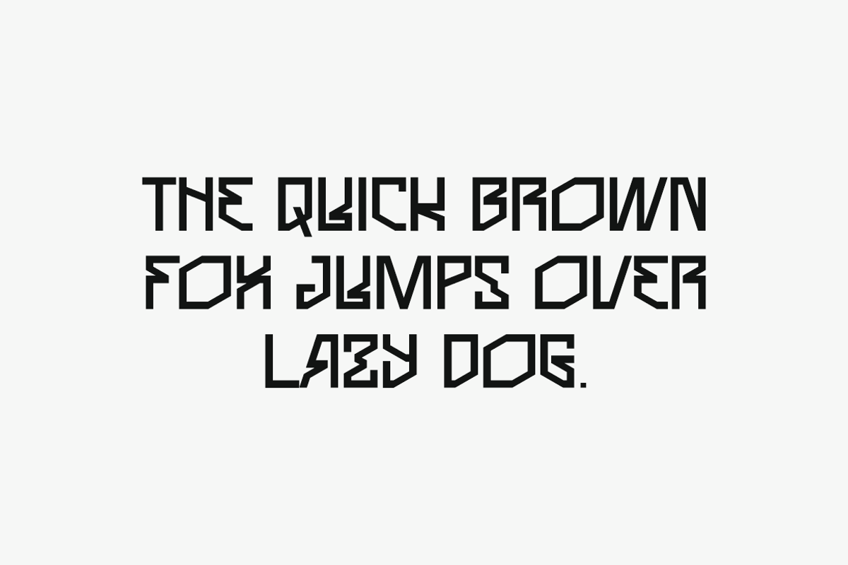 Wagova - Futuristic Font, a Sans Serif Font by Iqsiart Studio (Photo 5 of 6)