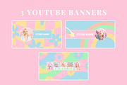 Cute Social Media Banners + Icons, a Social Media Template by SunshineStudioBoutique (Thumbnail 4 of 9)