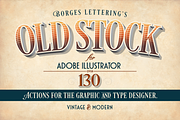 Old Stock / Old Stock II Combo Pack, an Action Add-On by Borges Lettering (Thumbnail 2 of 17)