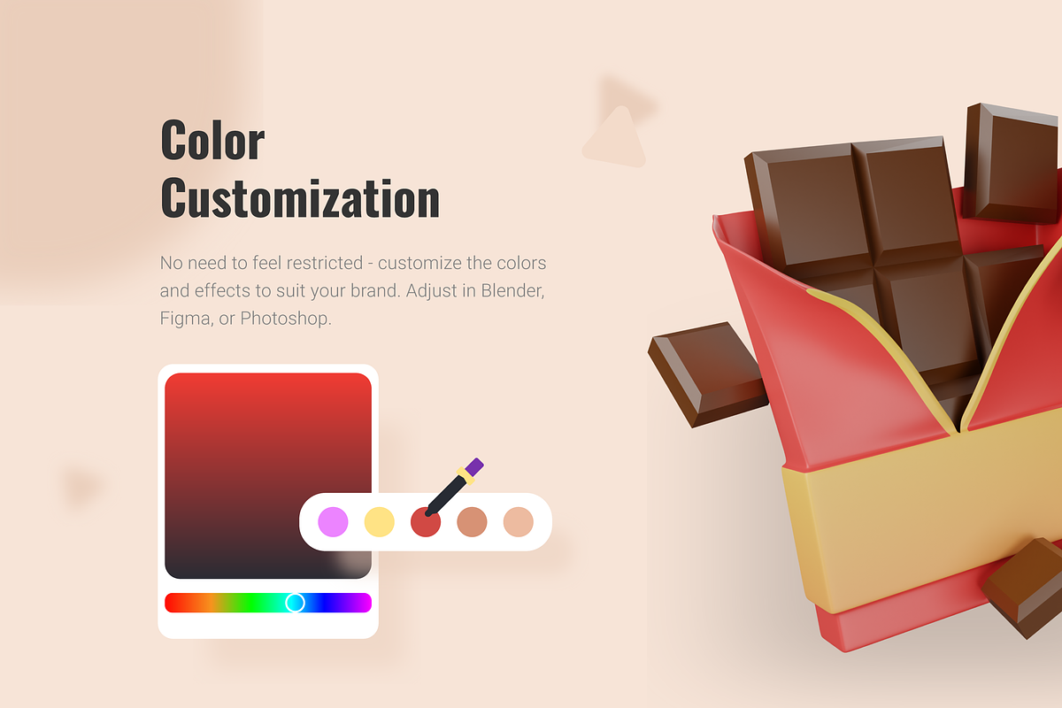 3D Food Icons, a 3D by Flat Icons (Photo 5 of 8)