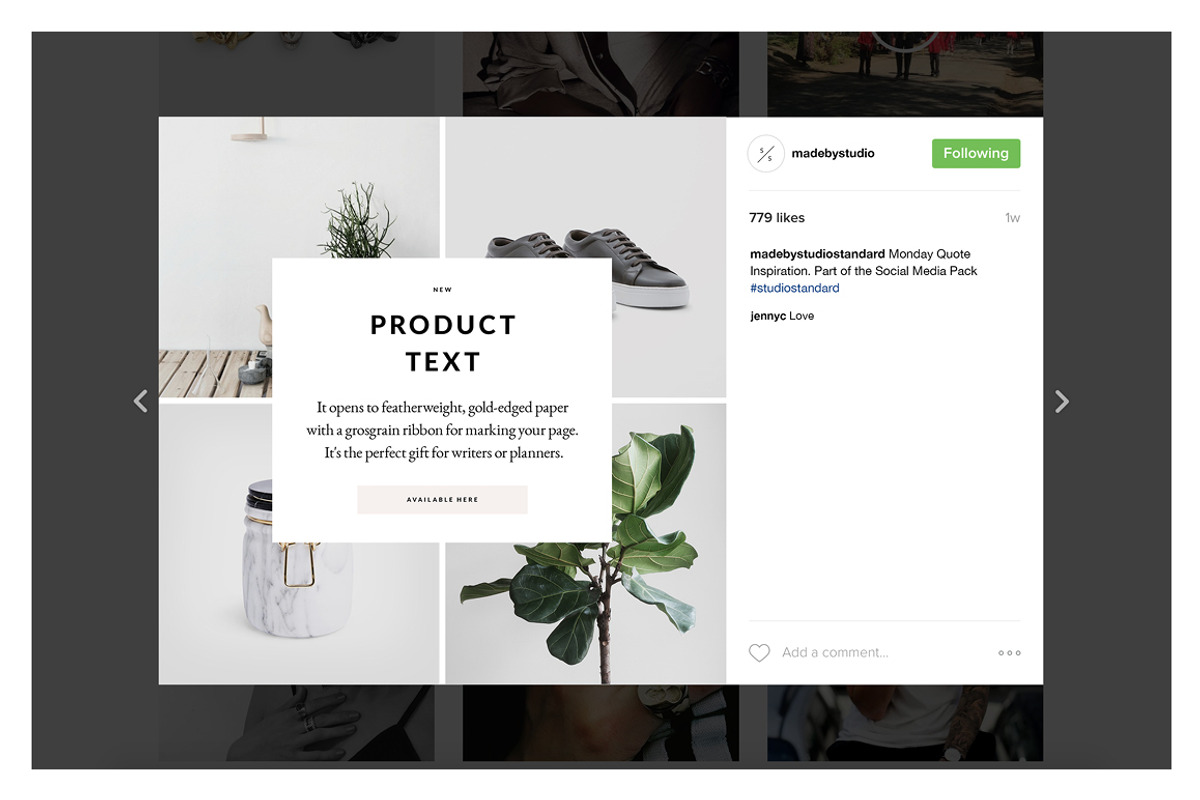 Lifestyle Social Media Pack, a Social Media Template by Studio Standard (Photo 4 of 7)