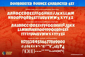 Doorbuster Bounce Sign Painter Font