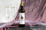 Halloween Bottle Mockup Label fall, an Advertising Mockup by PawMockups (Thumbnail 5 of 10)