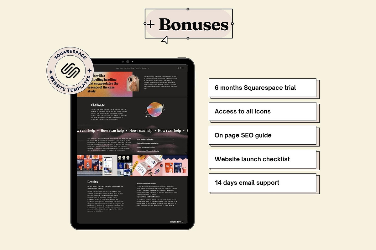 Squarespace Website template, a Squarespace Template by Ciel Lumiere (Photo 5 of 11)