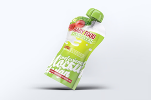 Baby Food Spout Pouch 8 Mock-Up