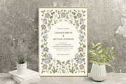 3 Wedding Cards + Seamless Pattern, a Pattern Graphic by Vintage (Thumbnail 11 of 15)