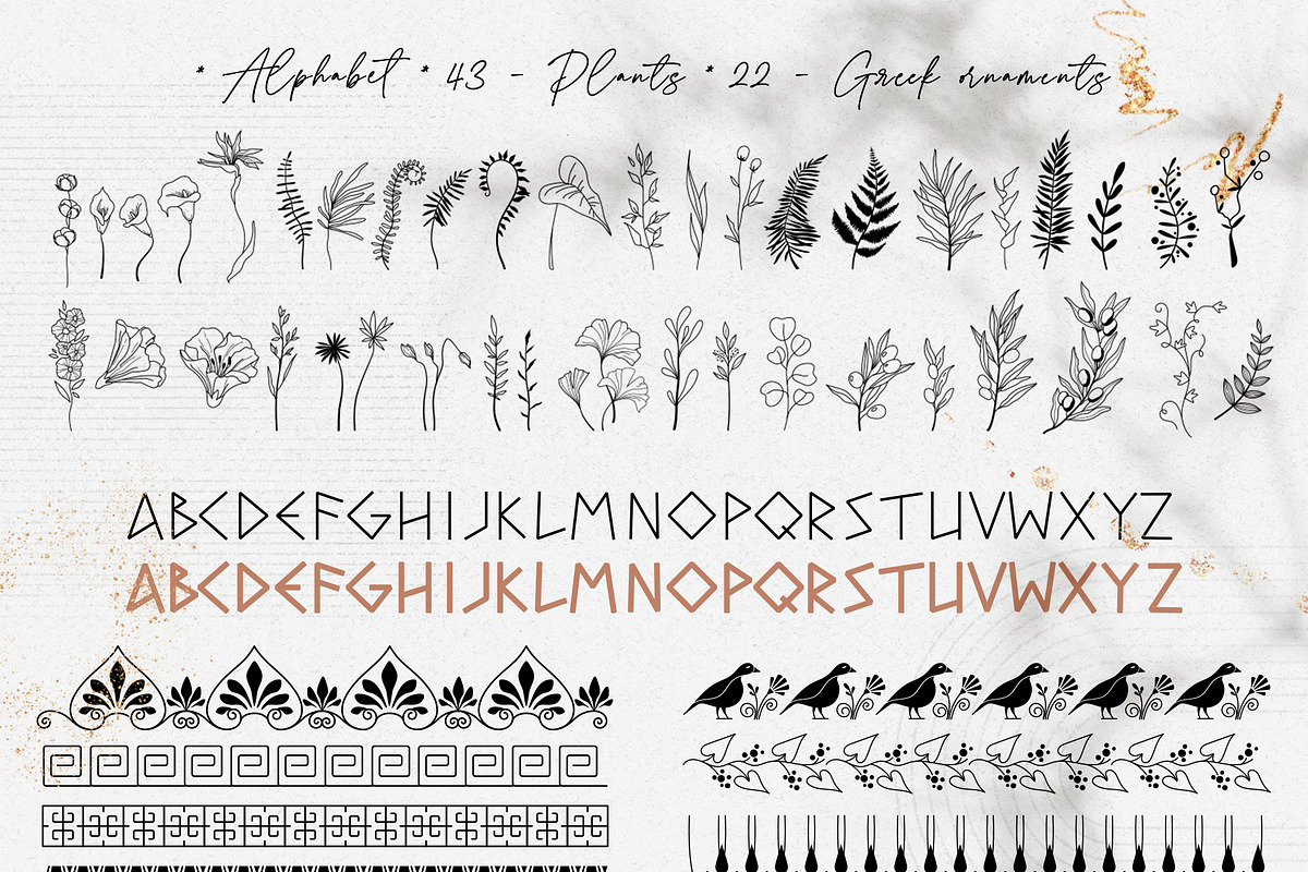 Antique greek beauty - designs kit, a Person Illustration by My Space Garden (Photo 11 of 19)