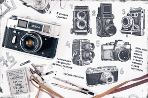 VINTAGE CAMERAS SET. vol.1
