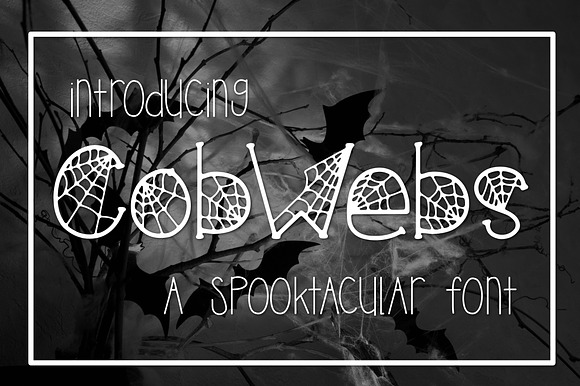 Cobwebs A Spooktacular Font preview 2