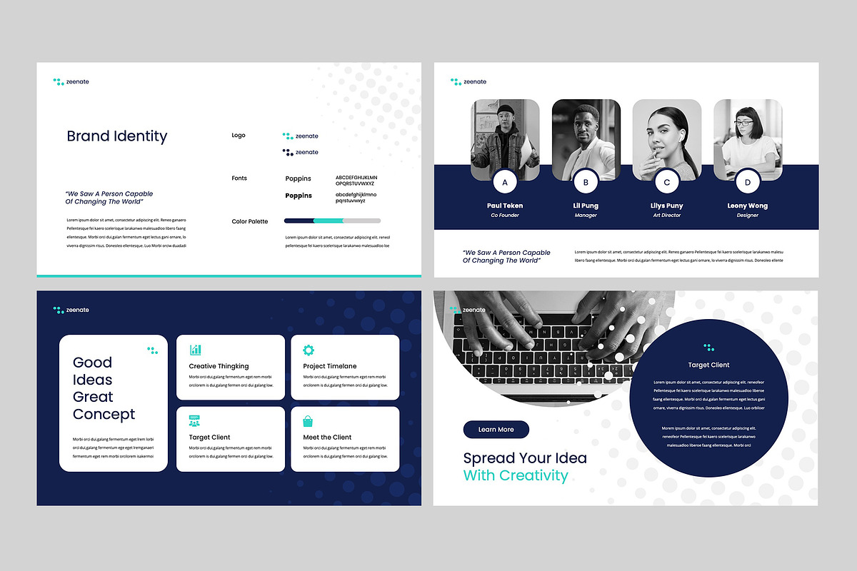 ZEENATE - Powerpoint Template, a Presentation Template by rgbryand