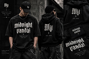 Midnight Vandal, a Blackletter Font by Wow Magic (Thumbnail 3 of 5)