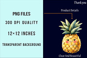 Cute Fruit Clipart PNG, an Illustration by SinaCreation (Thumbnail 4 of 5)