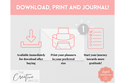 Printable Gratitude Journal BUNDLE, a Templates & Theme by Templatables (Thumbnail 9 of 10)