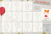 Cute Girls Character Creator, a Person Illustration by Kitiri Space (Thumbnail 3 of 5)