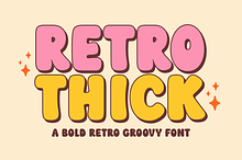 Retro Thick - Retro Font