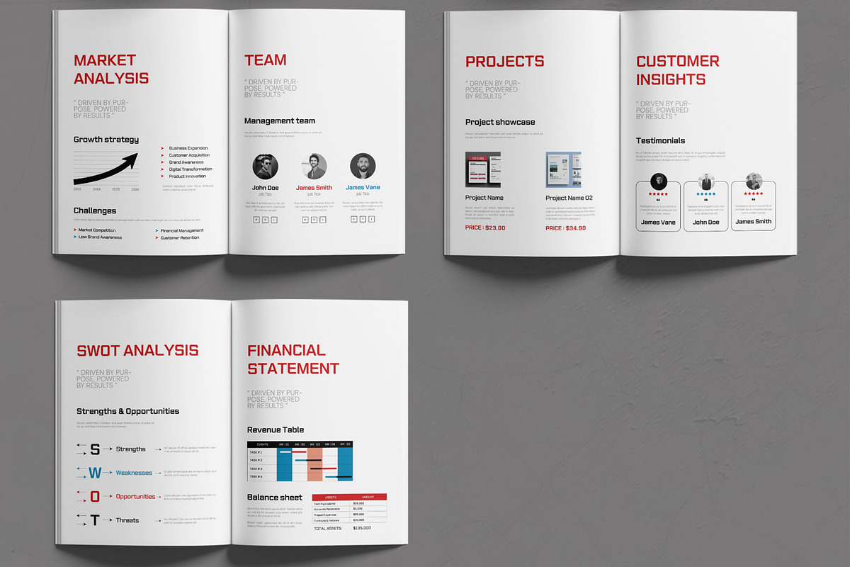 Annual Report Brochure Design, a Brochure Template by MightyDesign (Photo 3 of 6)