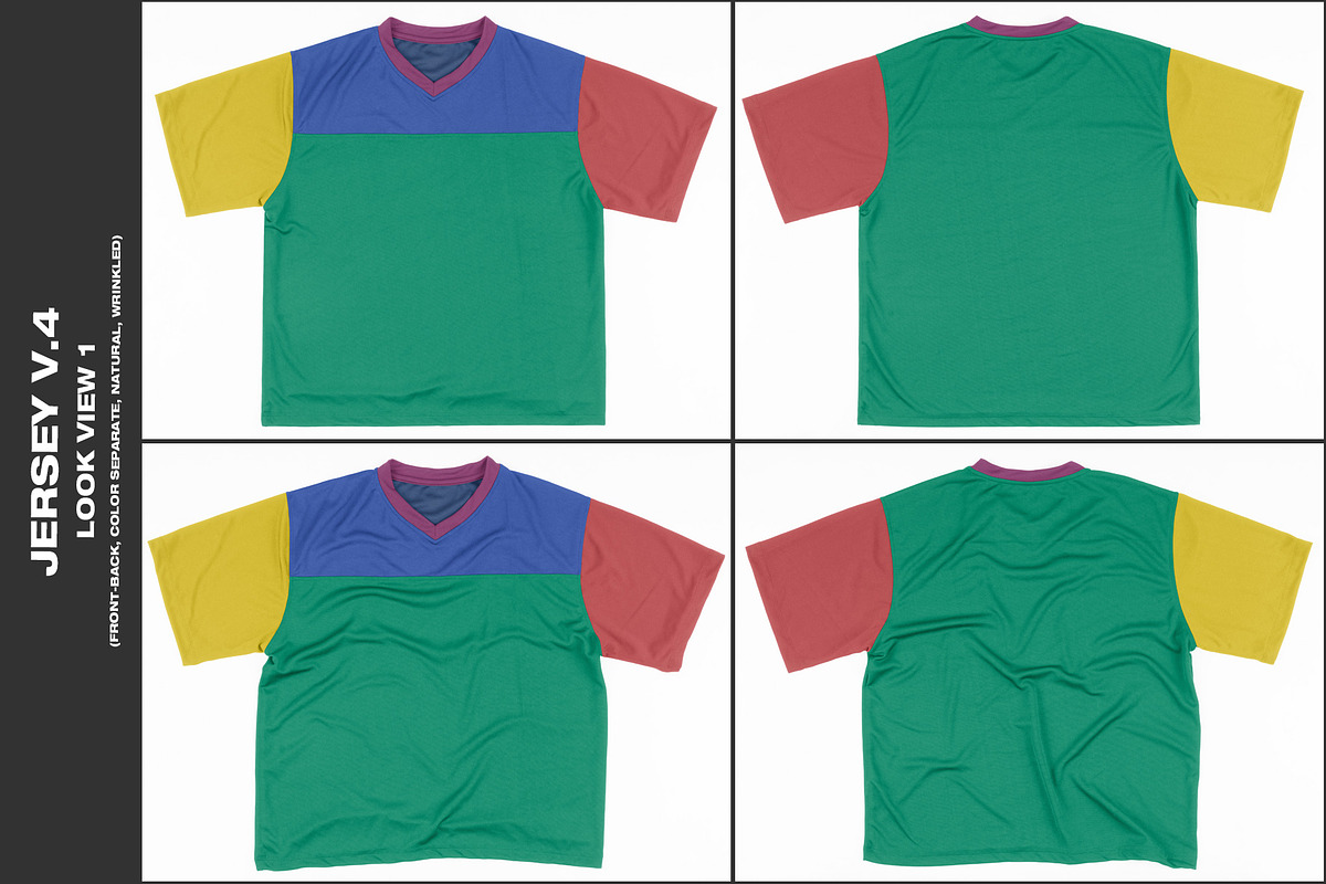 Jersey V.4 - Mockup, a Shirt Mockup by DaldSgh (Photo 6 of 17)