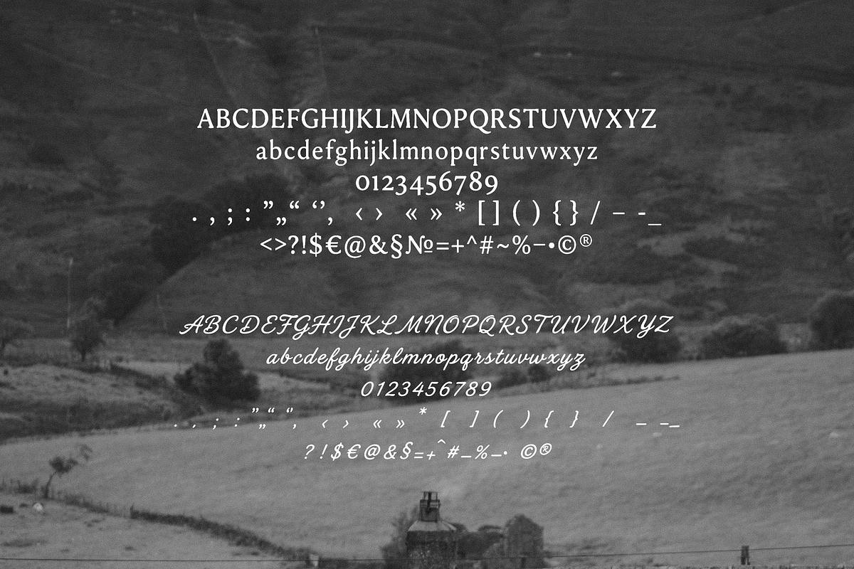 European Farmhouse Font Duo, a Serif Font by gafaroff studio (Photo 7 of 7)