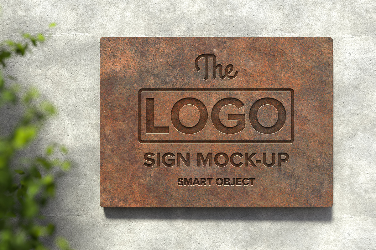 Shop sign mockup Set 2, a Product Mockup by S_design (Photo 4 of 11)