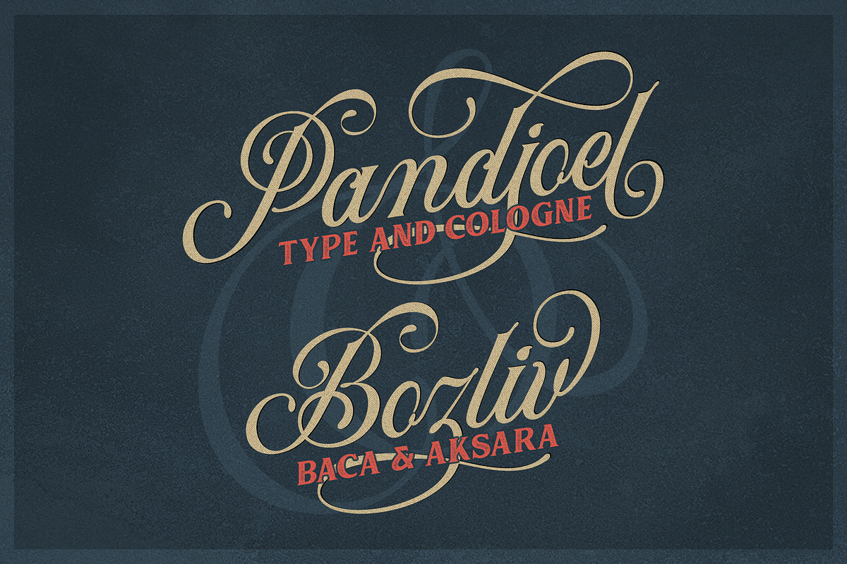 Sinestesia Script Typeface preview 3