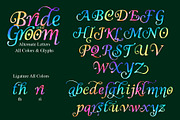Bride and Groom, a Script Font by BBtypeStudios (Thumbnail 10 of 11)
