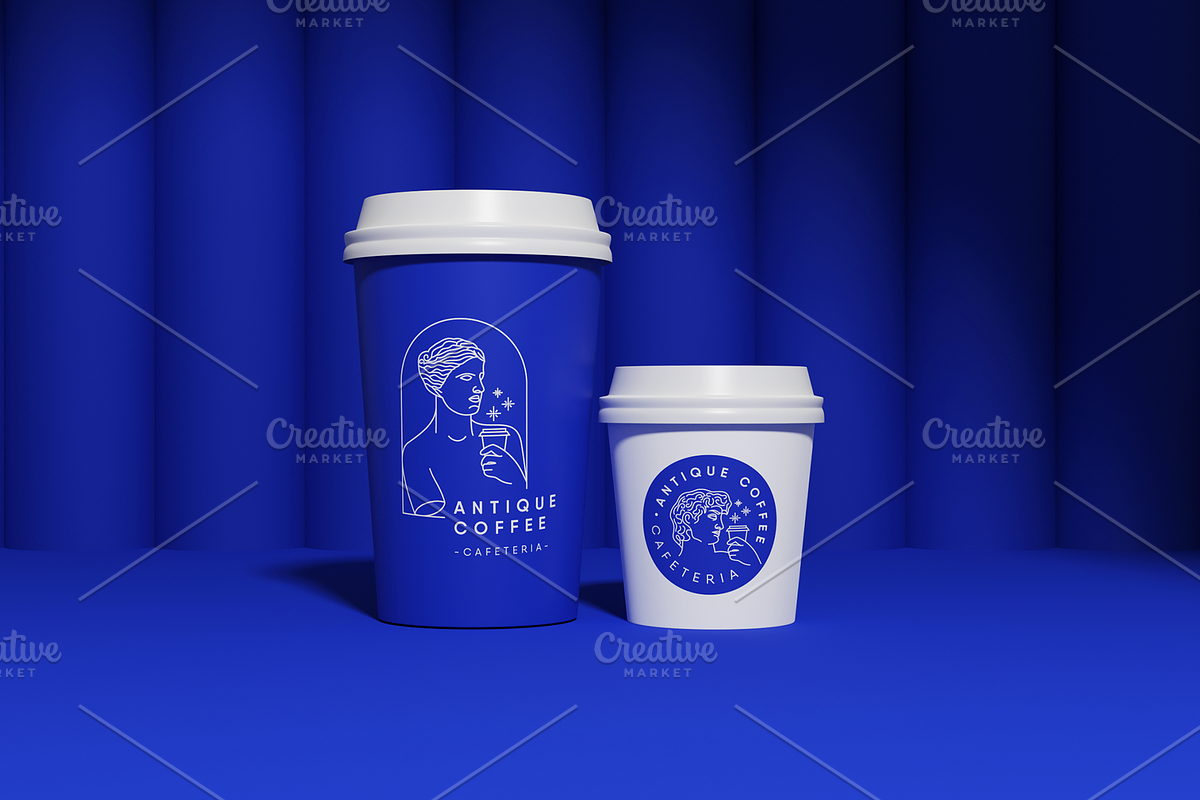 Antique Coffee - Vector Line Art, an Illustration by Aidana Aidar (Photo 6 of 10)