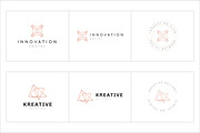 300 Geometric Premade Logo Bundle, a Branding & Logo Template by XpertgraphicD (Thumbnail 49 of 63)