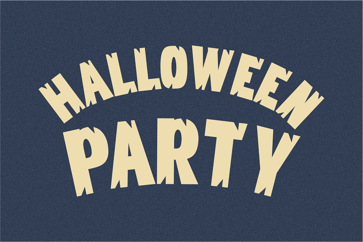Halloween Party - Display Font, a Sans Serif Font by Pian45 Studio (Photo 6 of 8)