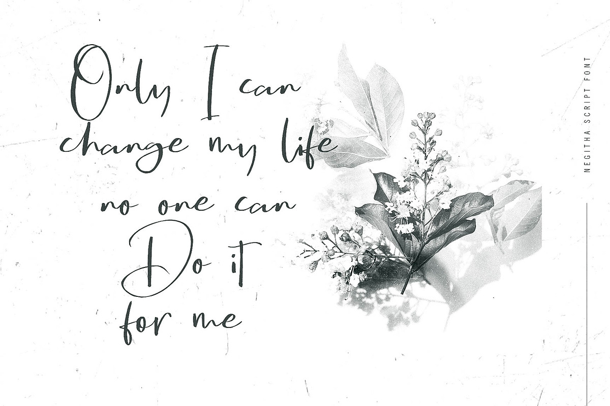 Negitha, a Script Font by Awanstudio (Photo 3 of 10)